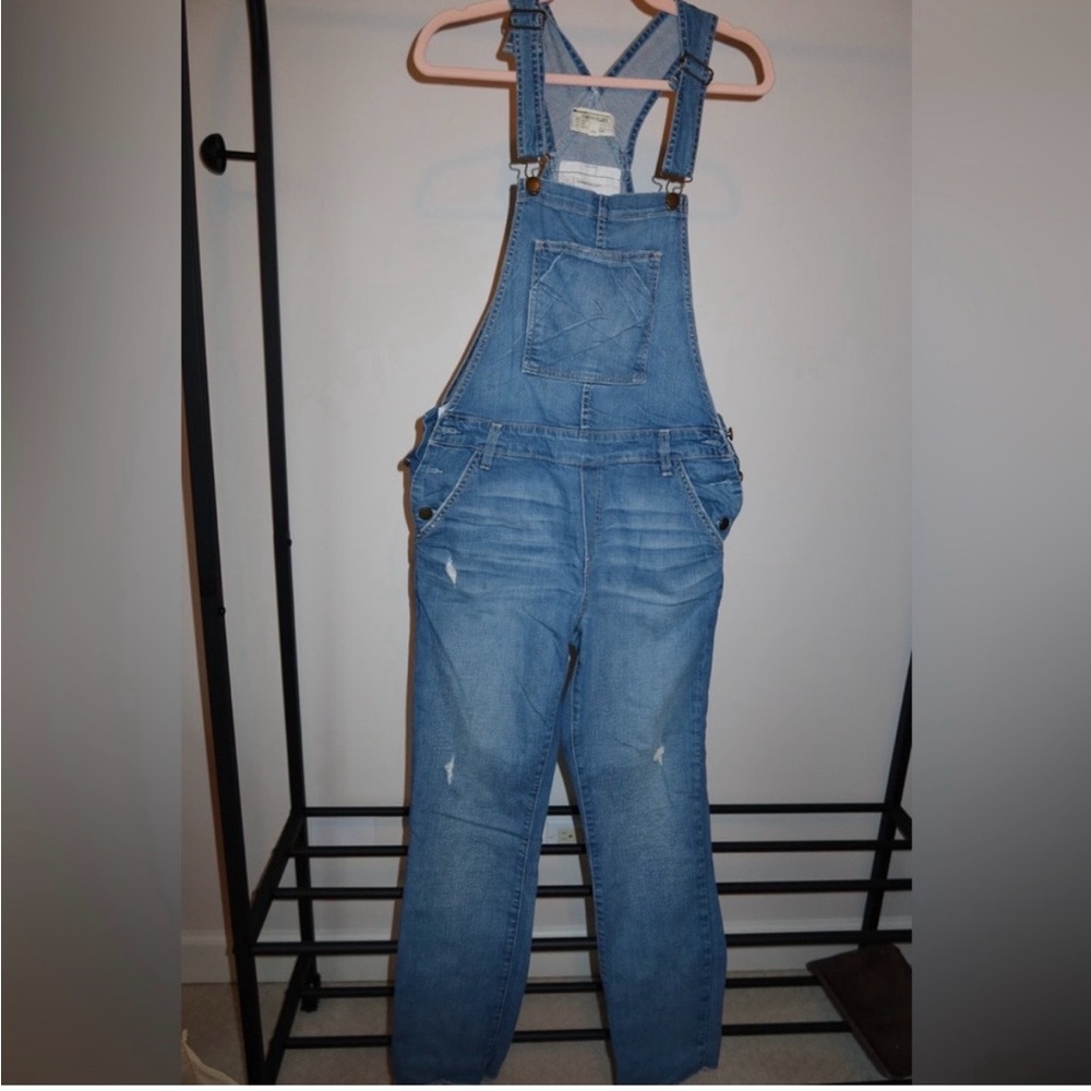 Current Elliott Charley Denim Overall - Like New - Size 2 fits like a 6-8.